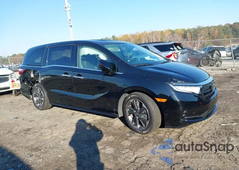 2022 Honda Odyssey Elite из США, поврежденный, VIN 5FNRL6H97NB026916